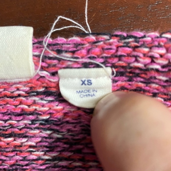 Gap Sweater Womens Size XS Pink Marled Crewneck Pull on Long Sleeve Top - Picture 4 of 6